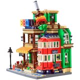  Blokovi SERIJA RESTORAN S BBQ u stilu svjetske arhitekture Pariz 1922ele ZA5749 | shoptok.hr