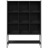  Regal za knjige crni 102 x 30 x 141,5 cm od konstruiranog drva | Eponuda.ba