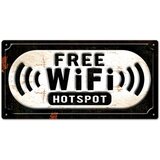  Dimo zidna dekoracija metalna free wifi 30x15cm | ePonuda.com