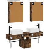  Set ormarića za kupaonicu 5 kom. Dimljeni hrast | shoptok.hr