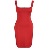 Trendyol Curve Red Strap Knitwear Dress Cene