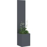  Vrtna sadilica s Dekorativnom Pločom Antracit 32 x 140 cm | shoptok.hr
