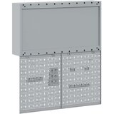  3-delni orodjar in set pegboard na steni, črn kovin, (22048528) | Shoptok.si