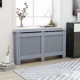 vidaXL pokrov za radijator antracit 152 x 19 x 81 cm mdf | shoptok.hr