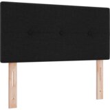  LED vzglavje s gumbi, črno, 80 cm, tekstil, (22051959) | Shoptok.si