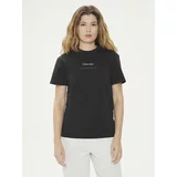 Calvin Klein Majica Multi Logo K20K207215 Črna Regular Fit