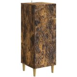 vidaXL Kreveta Dimljeni hrast 33 x 34 5 x 90 cm Konstruirano drvo - Dimljeni hrast | shoptok.hr