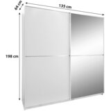MID.YOU OMARA Z DRSNIMI VRATI, bela | Shoptok.si