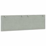  Jastuk za uzglavlje Hanko svjetlosivi 152 cm baršunasti - Svjetlosiva 152 cm 1 | shoptok.hr