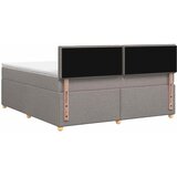  Boxspring krevet s madracem Sivosmeđa 140 x 200 cm Tkanina | shoptok.hr