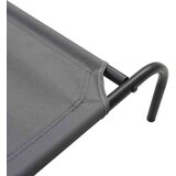vidaXL Povišeni krevet za pse sivi 130x80x20 cm Oxford tkanina i čelik | shoptok.hr