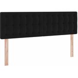  LED krevet za pohranu s madracem Crna 140 x 200 cm Baršun | shoptok.hr