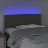  LED uzglavlje smeđesivo 80 x 5 x 78/88 cm od tkanine | shoptok.hr