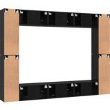  Set TV komoda 10 pcs Crni hrast Srednja 30.5 x 30 x 90 cm | shoptok.hr