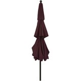  Vrtni suncobran s 3 razine i aluminijskim stupom 3,5 m bordo | Shoptok.si