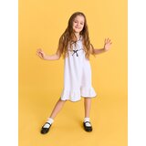 Sinsay Midi haljina na naramenice s ukrasnim volanima | shoptok.hr