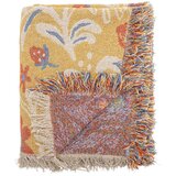 Bloomingville Rumena odeja iz recikliranega bombaža 130x160 cm Reims – | Shoptok.si