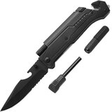 IZMAEL Outdoorov zložljiv nož PT - 40831 - Črna Cene