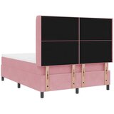  s opruga kutije Ružičasta 140 x 200 cm Baršun | shoptok.hr