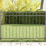 vidaXL Ograjni Panel Siva 1,7x1 m Jeklo Cene