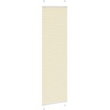  Plisirana zavjesa krem boje 60x200 cm Širina tkanine 59,4 cm Poliester | shoptok.hr