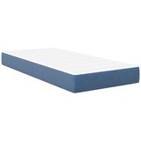 vidaXL Pocket Spring Madrac Plava Srednja 90x200x20 cm Tkanina | shoptok.hr