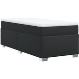  s oprugama i madracem crni 100x200 cm od umjetne kože | shoptok.hr