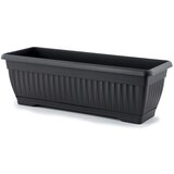 BLUMAX plastična žardinjera Mediteran (Vanjska dimenzija (D x Š x V): 42 x 20 x 17 cm, Plastika, Antracit) Cijene
