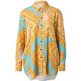 River Island Bluza turkizna / zlato-rumena / svetlo zelena / puder | Shoptok.si