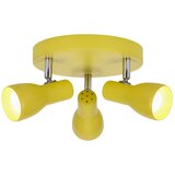 Candellux Lighting gorčično rumena stropna svetilka s kovinskim senčilom 29x29 cm picardo | Shoptok.si