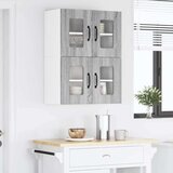 vidaXL Stenska kuhinjska omarica 2 pcs Siva Sonoma 60 x 31 x 40 cm | Shoptok.si