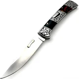 sklopivi nož B3159 - Crna / Smeđa / Srebrna KP39424