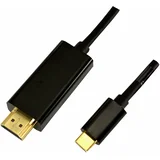 USB-C priključni kabel 2.00 m 11.99.5841 crna [1x muški konektor USB-C™ - 1x ženski konektor HDMI]