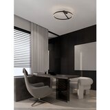 Nova Luce Mat crna LED stropna svjetiljka aluminijska s mogućnosti zatamnjivanja Tilia &amp;ndash; Slike