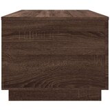  Stolić za kavu s LED svjetlima smeđa boja hrasta 90x50x40 cm | shoptok.hr