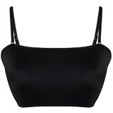 Trendyol Curve Plus Size Bikini Top - Black - Plain | shoptok.hr