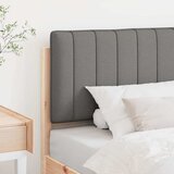  Tapecirani uzglavlje s uzglavljem Smeđa i svijetlosiva 80 cm | shoptok.hr