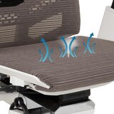 MID.YOU Vrtljivi Stol Genidia Smart White, Bela, Siva | Shoptok.si