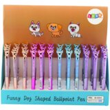  Ballpoint Pen with Dog Diamonds Blue Refill 0.7mm Mix | shoptok.hr