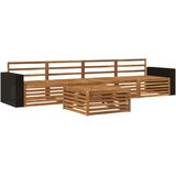  Set vanjskih sofa 5 kom. Prirodna Čvrsto drvo akacije | shoptok.hr