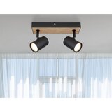 Globo 57911-2BW - Spot svetiljka ROBBY 2xGU10/35W/230V crna/smeđa | Eponuda.com