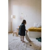 Lorena Canals Svetlo siva pralna ročno tkana bombažna otroška preproga 130x135 cm Bunny – | Shoptok.si
