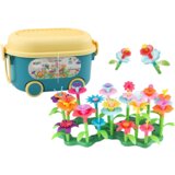 Lean_Toys Komplet kock za sestavljanje z motivom cvetličnega vrta | Shoptok.si