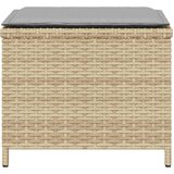  Vrtni taburei s jastucima 4 kom 41x41x36 cm od poliratana | shoptok.hr