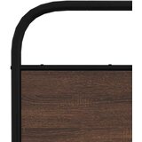 Metalni okvir kreveta bez madraca smeđa boja hrasta 137x190 cm | shoptok.hr