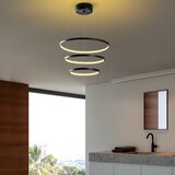 Opviq lights Crna LED viseća svjetiljka ø 50 cm Simit – | shoptok.hr
