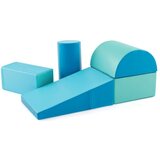  Pjenasti graditelji, meka igrala, poligon, meko penjanje, 5 komada, plave boje | shoptok.hr