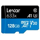 Lexar Micro SD kartica z adapterjem, microSDHC, 633x, UHS-I, 128 GB | Shoptok.si