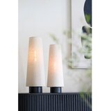 Light & Living Bež kovinska namizna svetilka s tekstilnim senčilom (višina 42 cm) Howie – | Shoptok.si