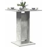 stol boja betona 60 x 60 x 75 cm od konstruiranog drva